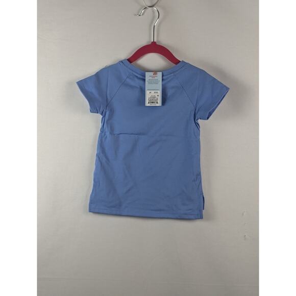 Cat & Jack TShirt Blue 2T Toddler Girls Sequin Rainbow Butterfly Tee Periwinkle - Picture 4 of 9